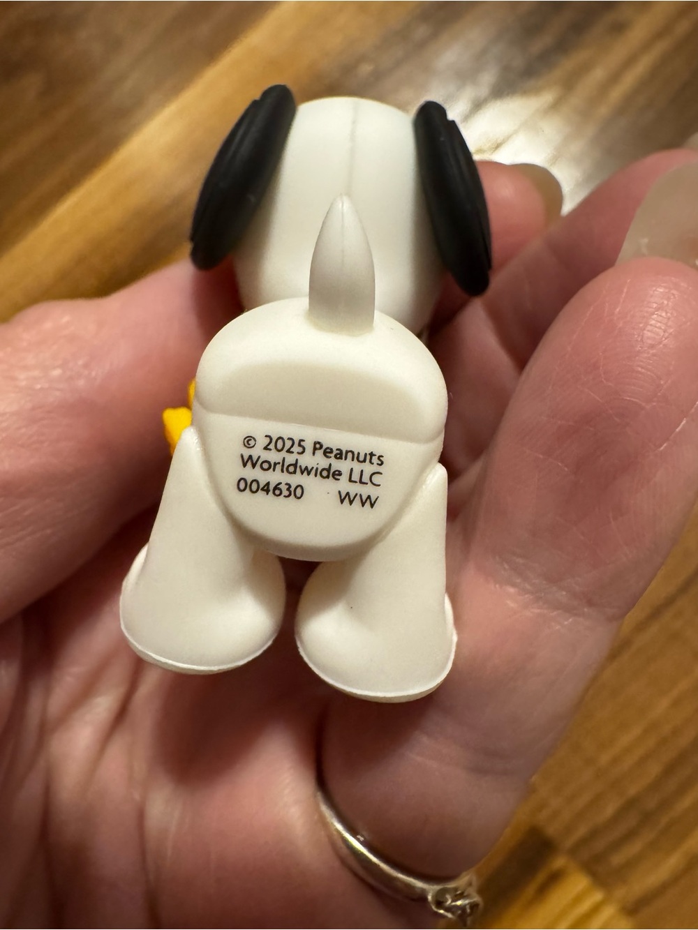 Peanuts Snoopy & Woodstock White and Yellow Dog Keychain/ purse charm - Picture 6 of 8